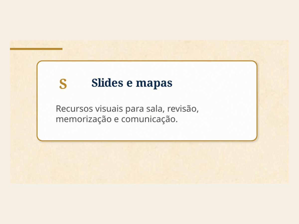 Material institucional de slides e recursos visuais GADITAS